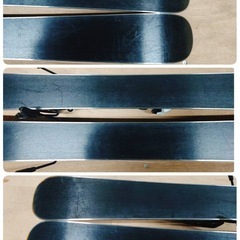 ●29) Hart frozen j rocker 106cm スキー板 /ビンディング KiD X/ポール 80cm 3点セット 中古 ①の画像