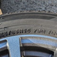 スタッドレスタイヤ　YOKOHAMA ice guard ig60 155/ 65 R14の画像