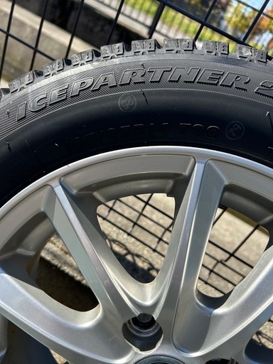 BRIDGESTONE アイスパートナー2　165/65R14 スタッドレス　ホイール付き　19年製