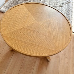 桜屋工業　円テーブル★リビングテーブル　の画像
