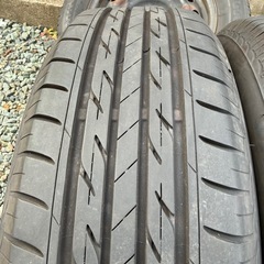 195/65R15 ブリヂストン　夏タイヤホイールセット 4本 カローラフィルダー他溝有の画像