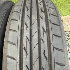 195/65R15 ブリヂストン　夏タイヤホイールセット 4本 カローラフィルダー他溝有の画像