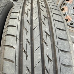 195/65R15 ブリヂストン　夏タイヤホイールセット 4本 カローラフィルダー他溝有の画像