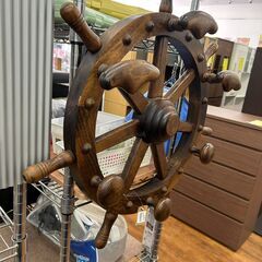 【リユ-スのサカイ広島石内店】ジモティ割！木製舵輪/クリ-ニング済み/HG-7804/広島市 家具　佐伯区 家具　南区 家具　西区 家具　東区 家具　中区 家具　安佐南区 家具　安佐北区 家具　安芸区 家具　府中町 家具　海田町 家具　熊野町 家具　坂町 家具　廿日市市 家具			 			の画像