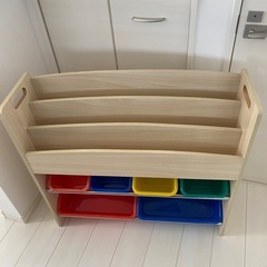 本棚、おもちゃ収納の画像