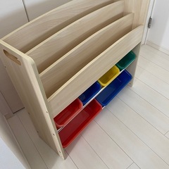 本棚、おもちゃ収納の画像