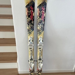 スキー ブーツ板ストック セット 子供用の画像