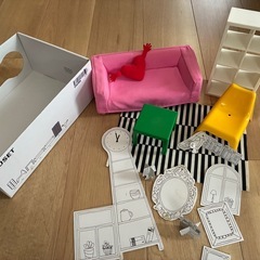 IKEA イケア　HUSET ミニチュア家具セットの画像