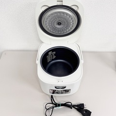 A1714🌟配送♻️設置🉑‼️アイリスオーヤマジャー炊飯器　ERC-MA50-W 1.0L ホワイト🌟動作確認済⭕️保証期間付き🌟の画像