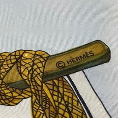 D7045【エルメス】 カレ90 パスマントリー 大判 スカーフの画像