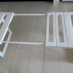 ニトリ洗面台下収納 伸縮フリーラック クラネ (幅46～75cm)の画像