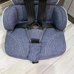 美品 日本育児 トラベルベスト ジュニアシート　ECプラス デニムの画像
