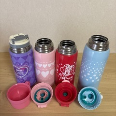 子供用水筒　ステンレス製４本まとめての画像
