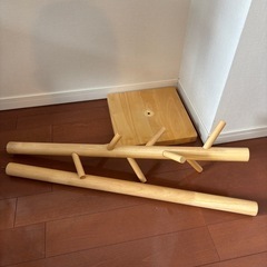 【お取引中】木製ポールハンガー　  の画像