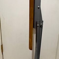 (折りたたみテーブル 木製天板 スチール脚 作業台 机 デスク 勉強 在宅ワーク ノートパソコン テーブル サイドデスク コンパクト 省スペース (2)の画像