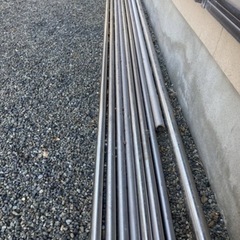 ステンレスパイプ 9本の画像