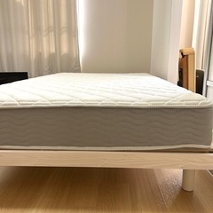 セミダブル 圧縮ポケットコイルマットレスの画像