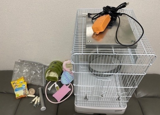 フクロモモンガ、小動物飼育セット