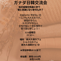 韓国文化好きで韓国人と話してみたい人いますか？