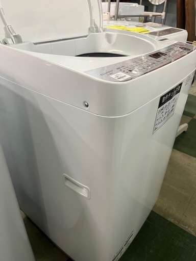 ジャングルジャングル貝塚店　7.0kg洗濯機　SHARP ES-GE7E 2020年製　縦型洗濯機　白　クリーニング済み　中古　リユー