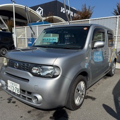 日産キューブ 車検2027年10月まで・ドラレコ前後付き・即乗りOK！の画像