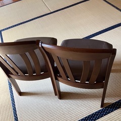 椅子2脚の画像