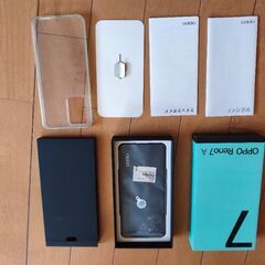 OPPO　RENO 7A ブラック美品　防水、おサイフ、マイナンバー読み取り利用可能の画像