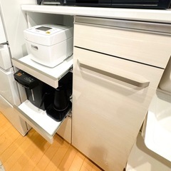 食器棚棚　レンジ台　キッチン収納の画像