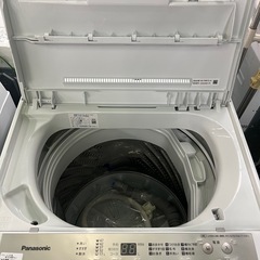 ジャングルジャングル貝塚店　5.0kg洗濯機　Panasonic NA-F50B15J 2022年製　縦型洗濯機　白　クリーニング済み　中古　リユース　貝塚市　二色浜の画像