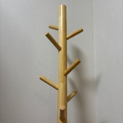 【お取引中】木製ポールハンガー　  の画像
