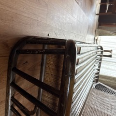 籐のソファ　クッション無しの画像