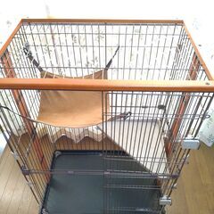 大型猫ケージ 横幅895㎜、奥行570㎜、高さ1202㎜。の画像