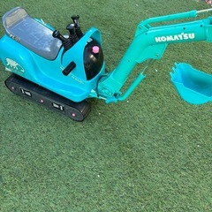 乗用マイクロショベルカー　おもちゃの画像