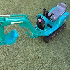 乗用マイクロショベルカー　おもちゃの画像