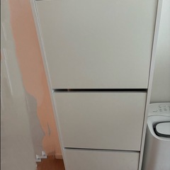 BISSA ビッサ　シューズボックス3段、ホワイトの画像