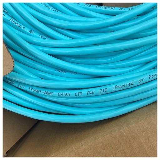 TSUNET -10GE CAT6A UTP 4P LANケーブル 53m 緑 通信興業 CAT6A LAN