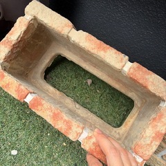 レンガ調の植木鉢カバーの画像