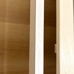 セミダブル 脚付きヘッドレスすのこベッドフレー Lの画像