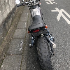 tw200 ライトカスタム　実動の画像