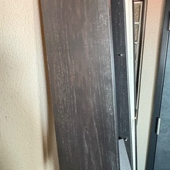 4個　スリムオープンシェルフ 黒白　ラック　棚 の画像