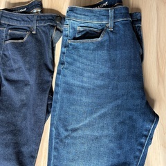 無印フィットデニム　サイズ25 2本の画像