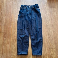 ビンテージライクワイドデニムパンツの画像