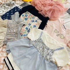 【受け渡し予定者決定】90 女の子 服 女児  　夏服　冬服の画像