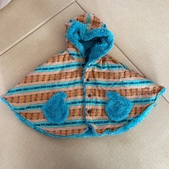 リバーシブルポンチョ　の画像