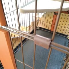 大型猫ケージ 横幅895㎜、奥行570㎜、高さ1202㎜。の画像