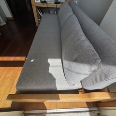 大川家具モーブルソファーベッド3人掛け
の画像