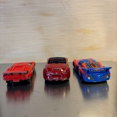 トミカ ランボルギーニカウンタックなどスポーツカー3台の画像