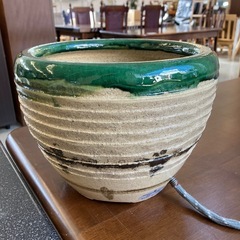 サ2511-113 レトロ 野々田商店 手あぶり 火鉢 通電確認済み 保管キズ汚れ有りの画像