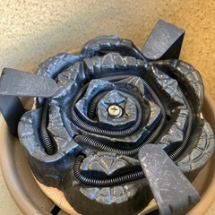 サ2511-113 レトロ 野々田商店 手あぶり 火鉢 通電確認済み 保管キズ汚れ有りの画像