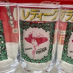 新品未使用　昭和レトロ　Coca-Cola レディーグラス　非対面取引可能　の画像